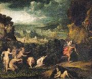 ABBATE, Niccolo dell Rape of Proserpine hi res painting